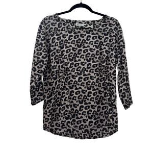 Masai Copenhagen Leopard Print Tunic Top – Size Small